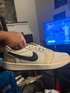 Nike Air Jordan 1 Retro Low OG EX Shoes Coconut Milk DV0982-100 Men's Size 11